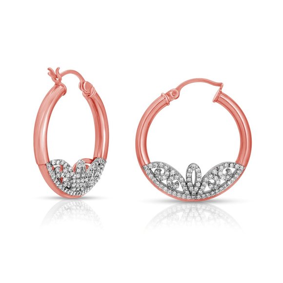 Galaxy Gold Products Jewelry - 14k Gold Cubi Zirconia Earrings